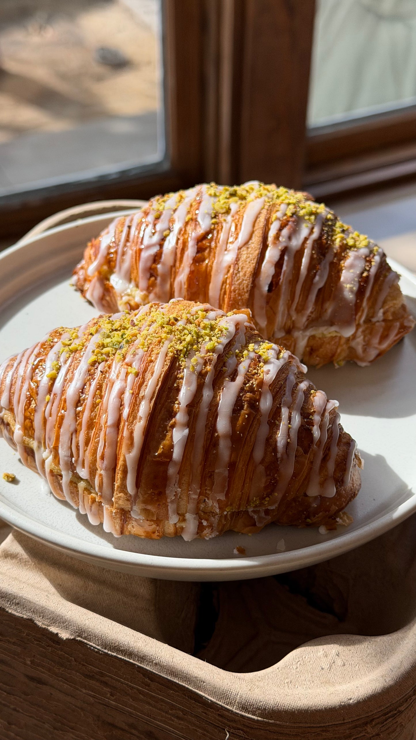 Rose Water Pistachio Croissant